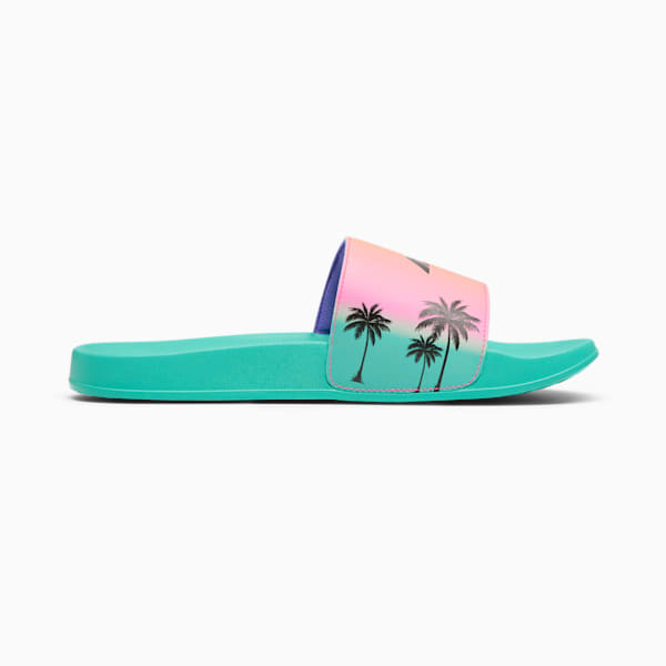 Chanclas PUMA x F1® Leadcat 2.0 Miami Grand Prix, Sparkling Green-Clementine-Poison Pink, extralarge