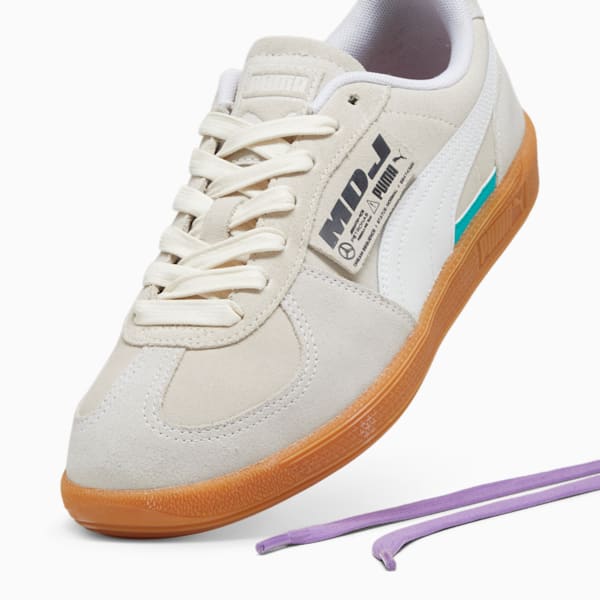 Tenis Mercedes-AMG Petronas F1 ® Team x Mad Dog Jones Palermo, PUMA White-Warm White, extralarge