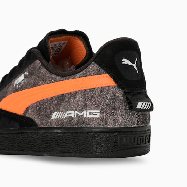 Mercedes-AMG Motorsport Suede T Motorsport Sneakers, PUMA Black-Bright Melon, extralarge-IND