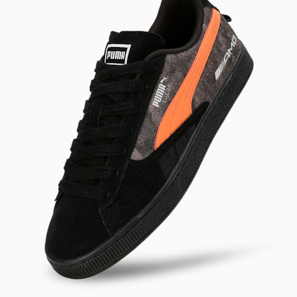 Mercedes-AMG Motorsport Suede T Motorsport Sneakers, PUMA Black-Bright Melon, extralarge-IND
