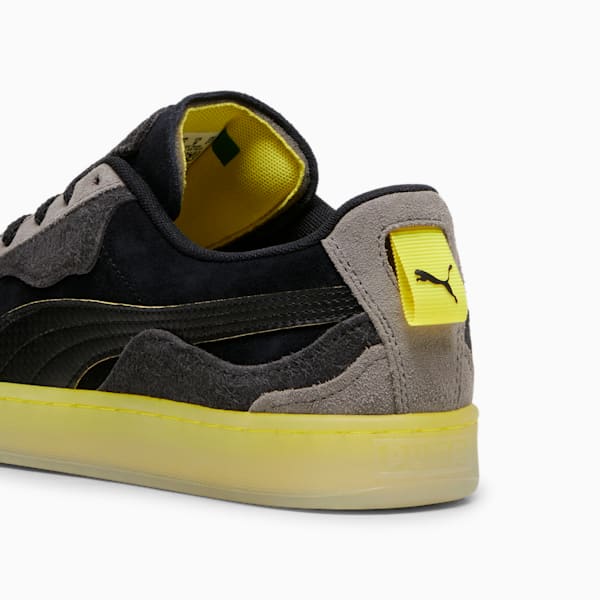 Scuderia Ferrari Suede Trippy Sneakers, PUMA Black-Speed Yellow, extralarge