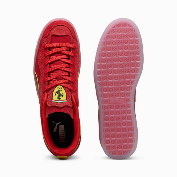 Scuderia Ferrari Suede Trippy Sneakers, Rosso Corsa-PUMA Black, extralarge