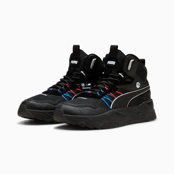 BMW M Motorsport Trinity Mid Men's Winterized Sneakers, PUMA Black, extralarge
