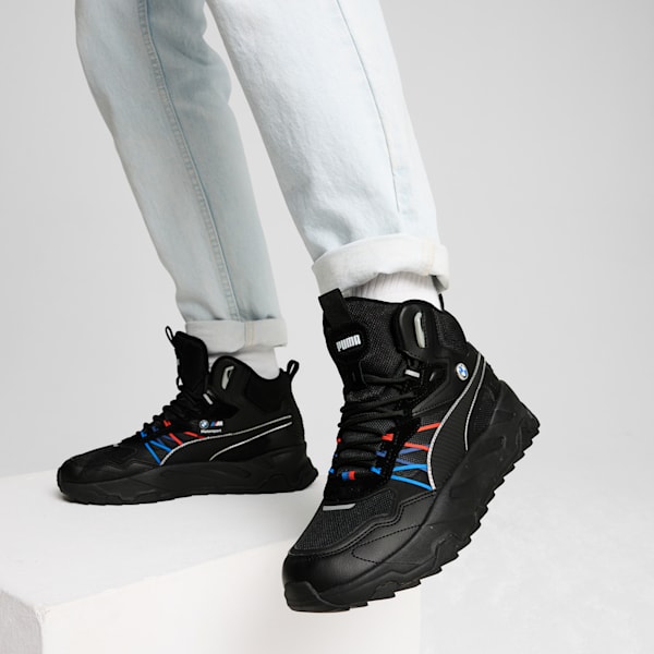 Chaussures pour sports motorisés BMW M Motorsport Trinity Mid WTR Homme, PUMA Black, extralarge