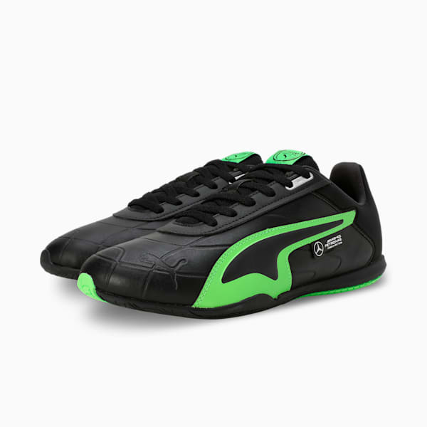 Mercedes-AMG Petronas F1® Tune Cat Motorsport Sneakers, PUMA Black-Fizzy Green, extralarge-IND