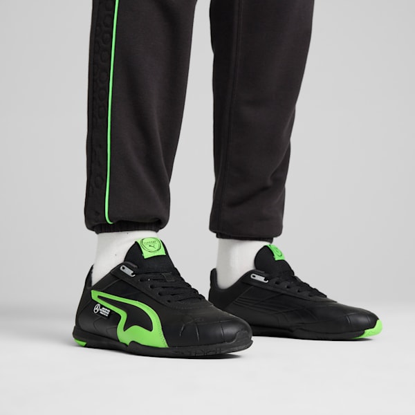 Mercedes-AMG Petronas F1® Tune Cat Motorsport Sneakers, PUMA Black-Fizzy Green, extralarge-IND