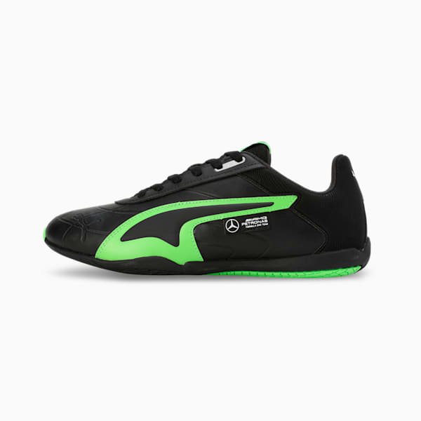 Mercedes-AMG Petronas F1® Tune Cat Motorsport Sneakers, PUMA Black-Fizzy Green, extralarge-IND