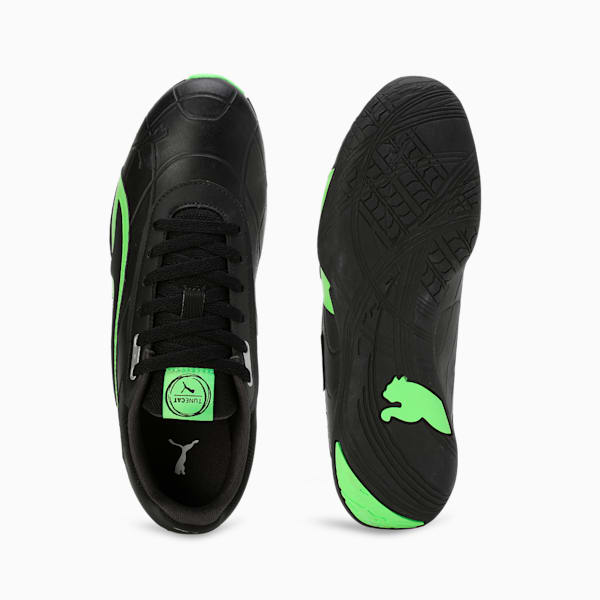 Mercedes-AMG Petronas F1® Tune Cat Motorsport Sneakers, PUMA Black-Fizzy Green, extralarge-IND