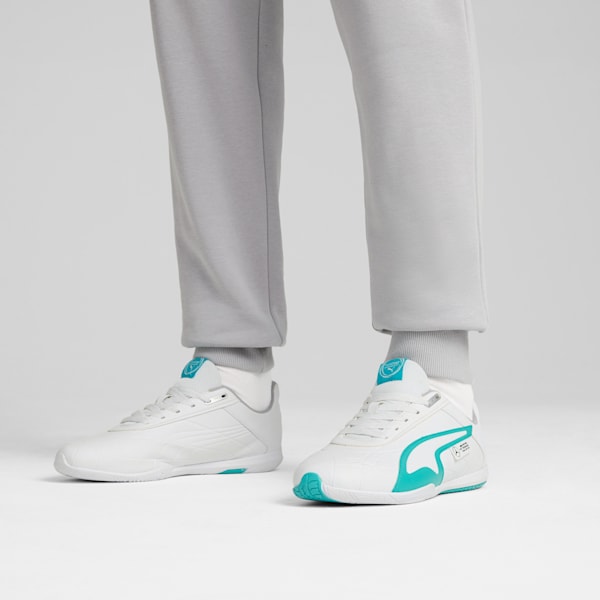 Mercedes-AMG Petronas F1® Tune Cat Motorsport Sneakers, PUMA White-Sheen Green, extralarge-IND