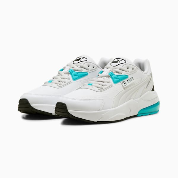 Tenis para hombre Mercedes-AMG Petronas F1 Vis2K, PUMA White-Feather Gray, extralarge