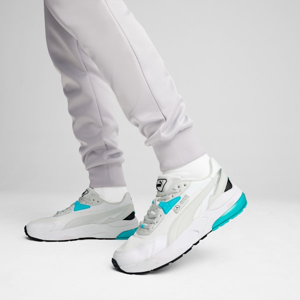 Mercedes-AMG Petronas F1 Vis2K Men's Sneakers, PUMA White-Feather Gray, extralarge