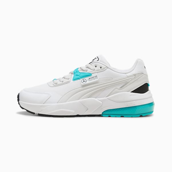 Tenis para hombre Mercedes-AMG Petronas F1 Vis2K, PUMA White-Feather Gray, extralarge
