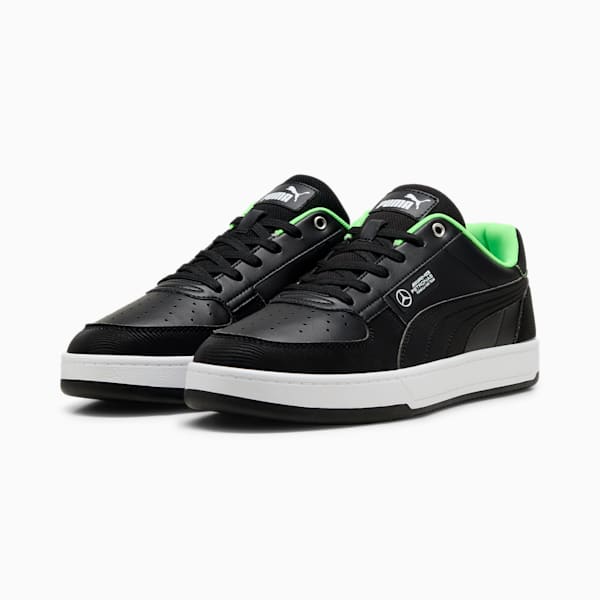 Tenis Mercedes-AMG Petronas F1® Caven 2.0 para hombre, PUMA Black-Fizzy Green, extralarge