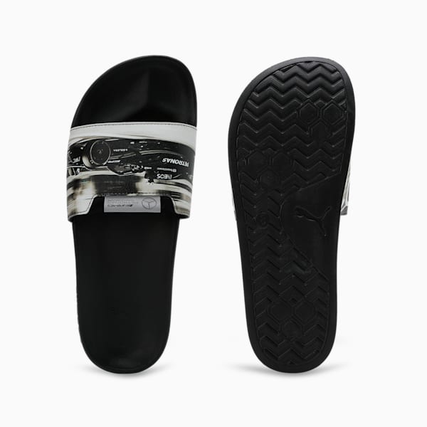 Mercedes-AMG Petronas Formula 1® Leadcat 2.0 Slides, PUMA Black-Mercedes Team Silver, extralarge-IND