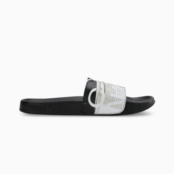Mercedes-AMG Petronas Formula 1® Leadcat 2.0 Slides, PUMA Black-Mercedes Team Silver, extralarge-IND