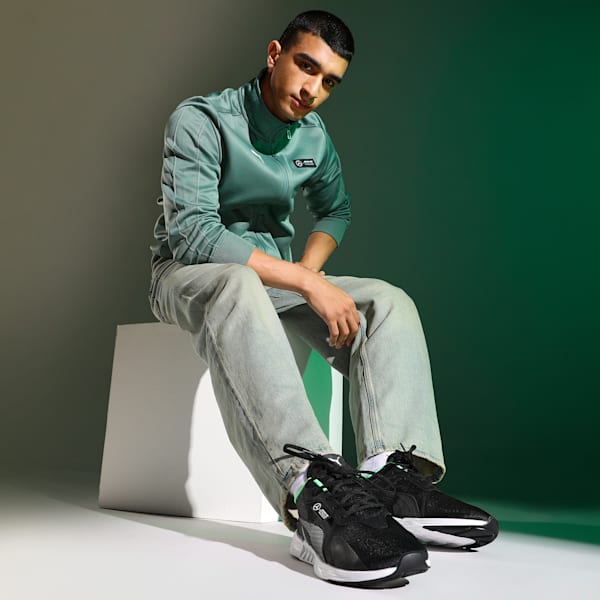 Mercedes-AMG Petronas F1® Tiburion Motorsport Sneakers, PUMA Black-Fizzy Green, extralarge-IND