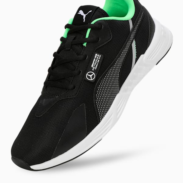 Mercedes-AMG Petronas F1® Tiburion Unisex Motorsport Sneakers, PUMA Black-Fizzy Green, extralarge-IND