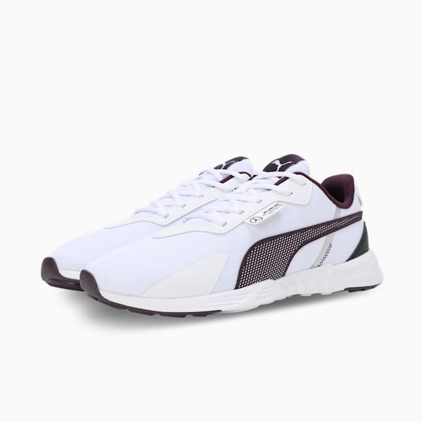 Mercedes-AMG Petronas F1® Tiburion Unisex Motorsport Sneakers, PUMA White-Midnight Plum, extralarge-IND