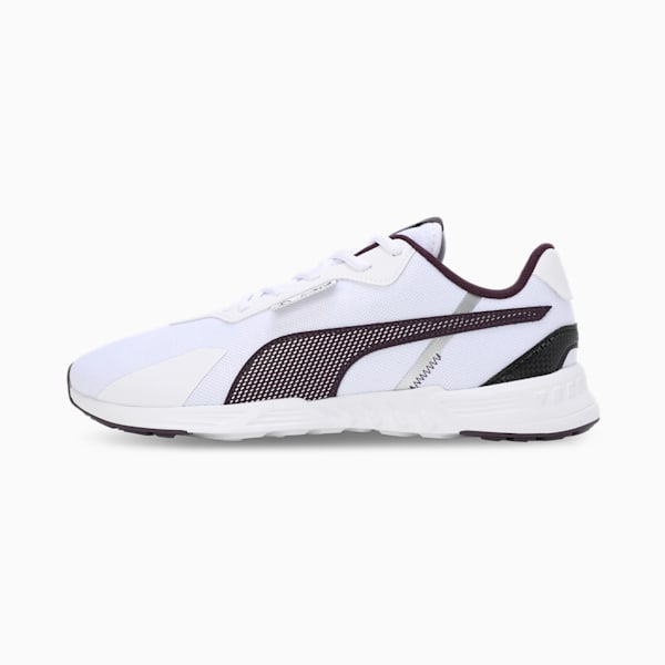 Mercedes-AMG Petronas F1® Tiburion Unisex Motorsport Sneakers, PUMA White-Midnight Plum, extralarge-IND