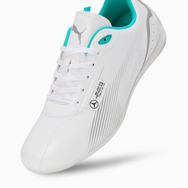 Mercedes-AMG Petronas F1® Neo Cat 2.0 Motorsport Sneakers, PUMA White-Sheen Green, extralarge-IND