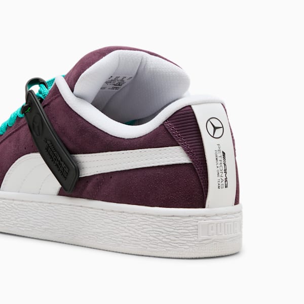 Mercedes-AMG Petronas F1® Suede XL Sneakers, Midnight Plum-PUMA White, extralarge