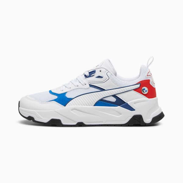 Sneakers BMW M Motorsport Trinity Homme, PUMA White-Pro Blue-Pop Red, extralarge