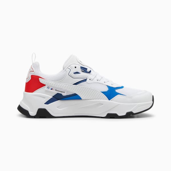Sneakers BMW M Motorsport Trinity Homme, PUMA White-Pro Blue-Pop Red, extralarge
