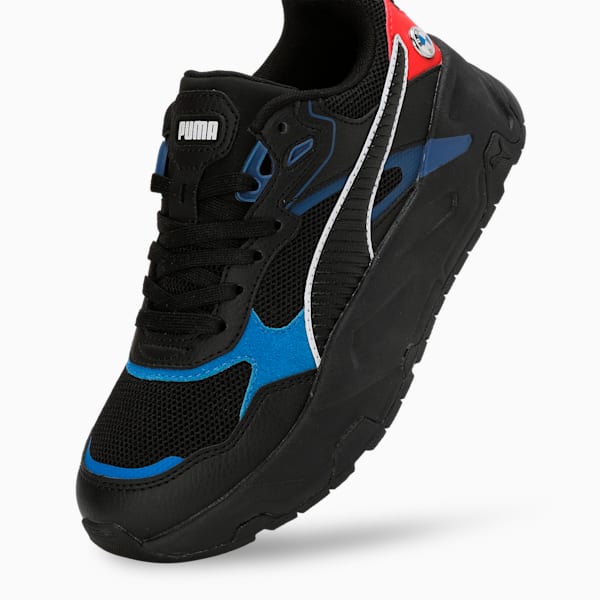 BMW M Motorsport Trinity Youth Sneakers, PUMA Black-Pro Blue-Pop Red, extralarge-IND