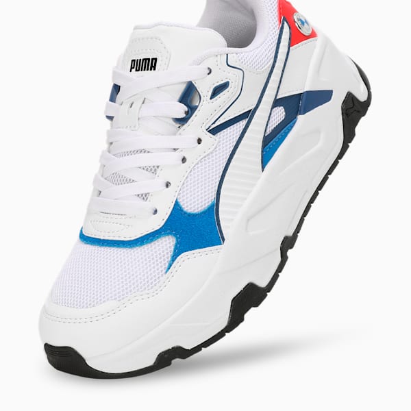 BMW M Motorsport Trinity Youth Sneakers, PUMA White-Pro Blue-Pop Red, extralarge-IND
