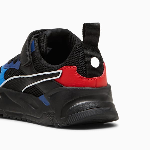 BMW M Motorsport Trinity Little Kids' Sneakers, PUMA Black-Pro Blue-Pop Red, extralarge