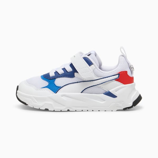 Sneakers BMW M Motorsport Trinity pour enfant, PUMA White-Pro Blue-Pop Red, extralarge