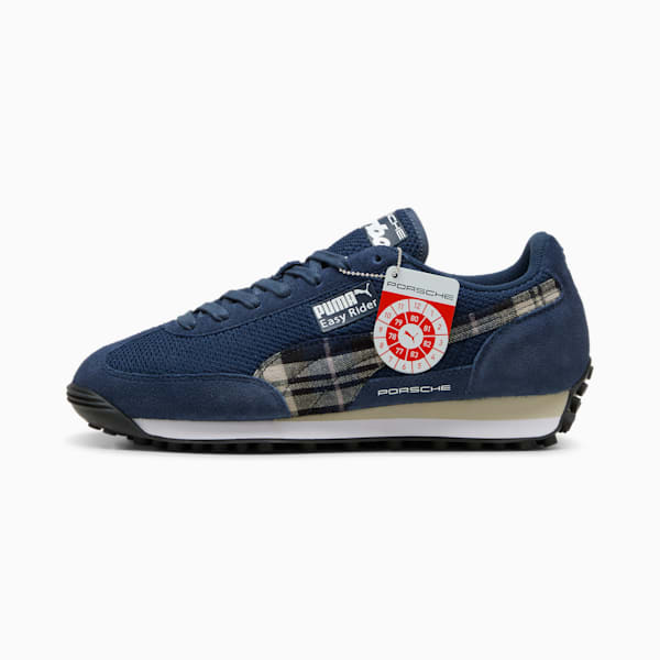 Porsche Legacy Easy Rider Tartan Sneakers, Club Navy, extralarge