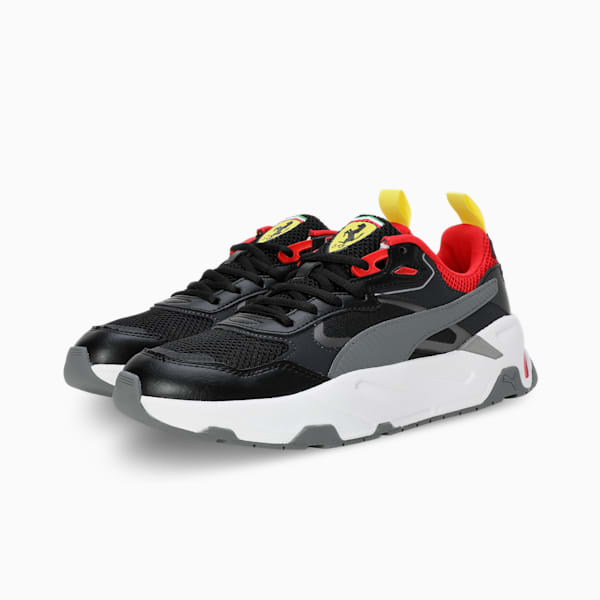Scuderia Ferrari Trinity Men's Motorsport Sneakers, PUMA Black-Rosso Corsa, extralarge-IND