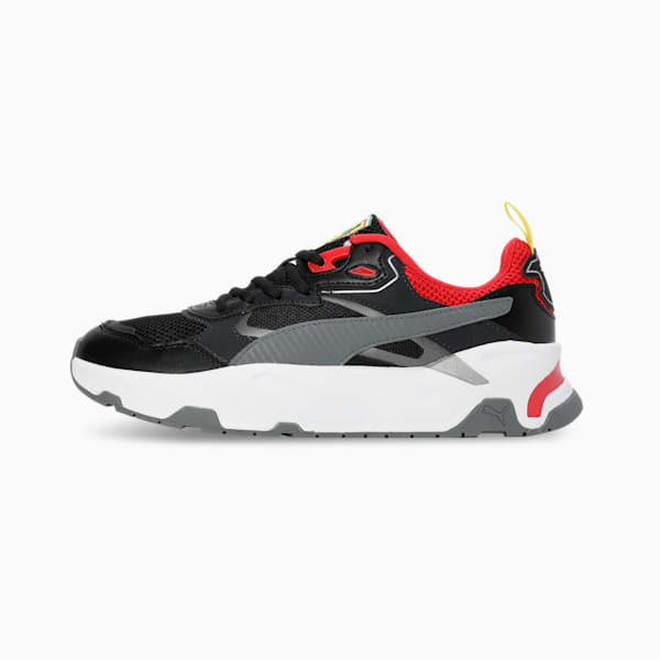 Scuderia Ferrari Trinity Men's Motorsport Sneakers, PUMA Black-Rosso Corsa, extralarge-IND