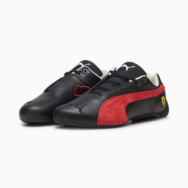 Scuderia Ferrari Future Cat Sneakers, PUMA Black-Rosso Corsa, extralarge