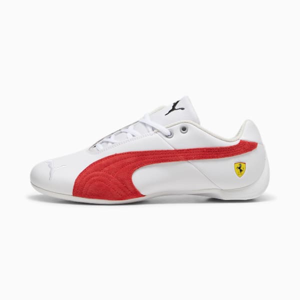 Scuderia Ferrari Future Cat Sneakers, PUMA White-Rosso Corsa, extralarge