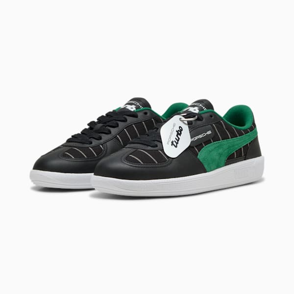Tenis Porsche Legacy Palermo Pinstripe, PUMA Black-Archive Green, extralarge