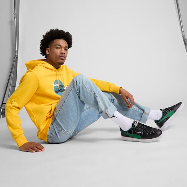 Tenis Porsche Legacy Palermo Pinstripe, PUMA Black-Archive Green, extralarge