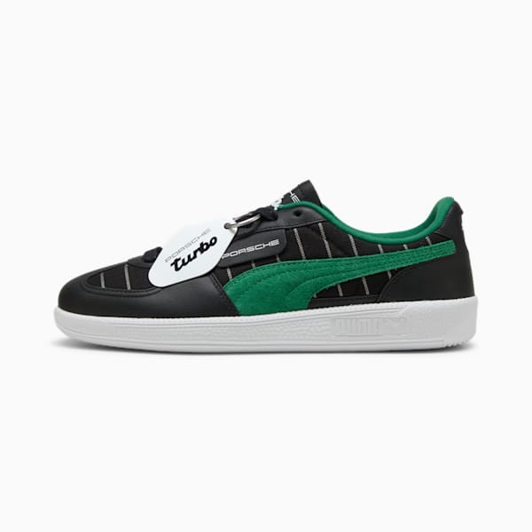 Tenis Porsche Legacy Palermo Pinstripe, PUMA Black-Archive Green, extralarge