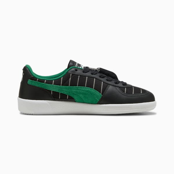 メンズ ポルシェ レガシー パレルモ ピンストライプ スニーカー, PUMA Black-Archive Green, extralarge-JPN