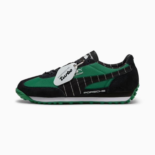 Tenis Easy Rider Pinstripe Porsche Legacy, Archive Green-PUMA Black, extralarge