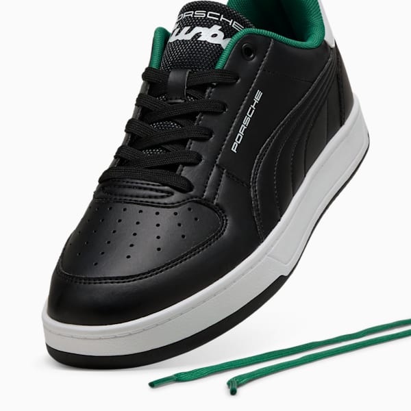 Tenis Porsche Legacy Caven 2.0, PUMA Black-Archive Green, extralarge