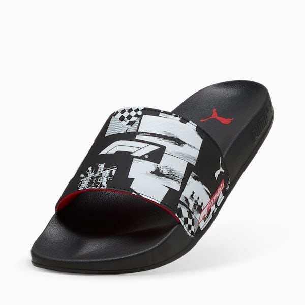ユニセックス F1 リードキャット グラフィック サンダル, PUMA Black-Pop Red, extralarge-JPN