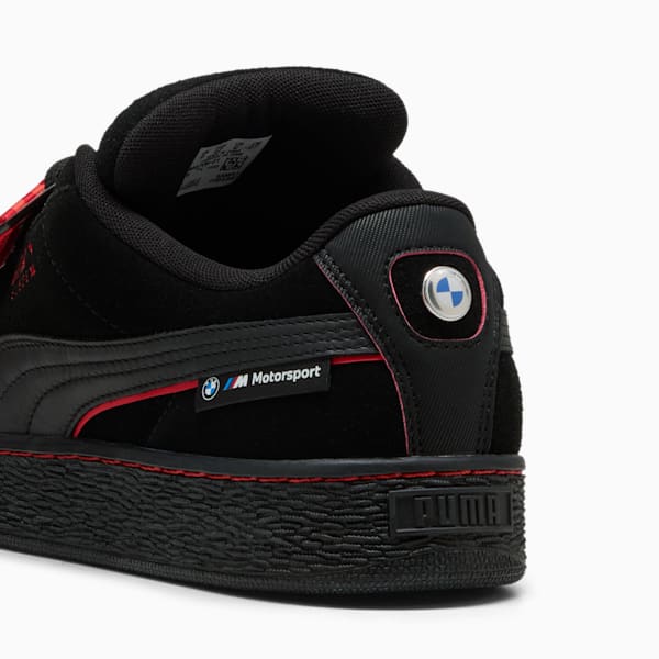 Tenis BMW M Motorsport Suede XL, PUMA Black-Pop Red, extralarge