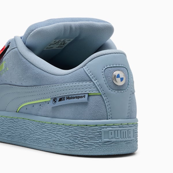 BMW M Motorsport Suede XL Sneakers, Blue Wash-Fast Yellow, extralarge