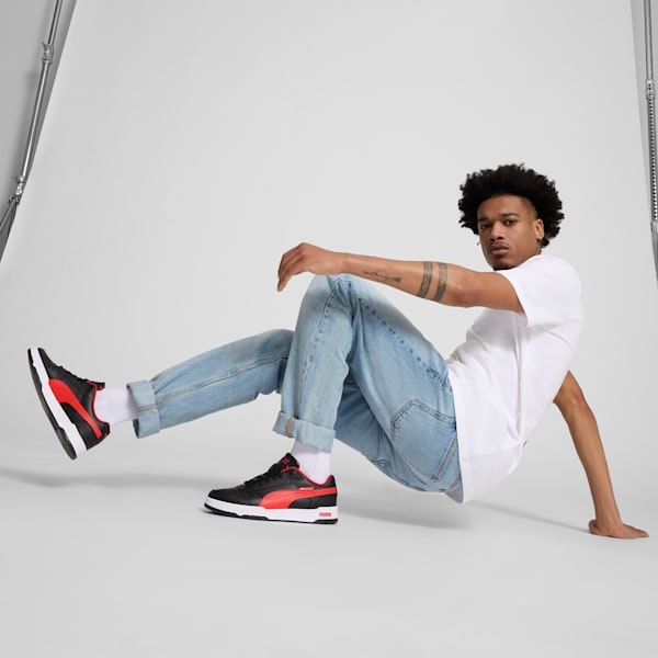 F1® RBD Game Low Sneakers, PUMA Black-Pop Red, extralarge