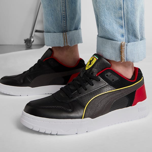 Tenis Scuderia Ferrari Rebound Game, PUMA Black-Rosso Corsa, extralarge