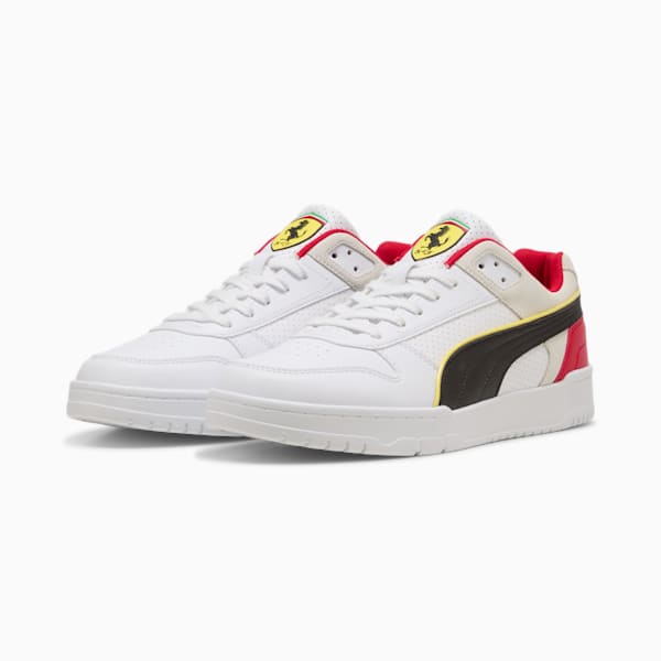 Tenis Scuderia Ferrari Rebound Game, PUMA White-Rosso Corsa, extralarge