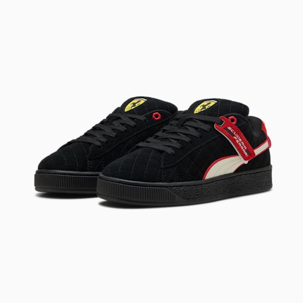 Tenis Scuderia Ferrari Suede XL Hero, PUMA Black-Warm White, extralarge