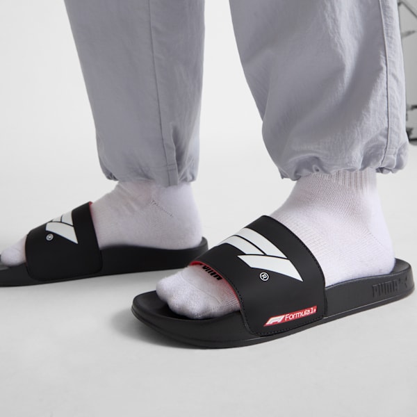 Sandalias Formula 1® Leadcat 2.0 Logo, PUMA Black-PUMA White, extralarge
